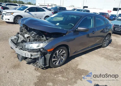 2017 Honda Civic Ex from USA, damaged, VIN 19XFC2F79HE220614